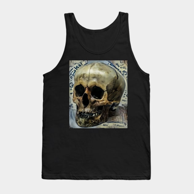 Skull writ Tank Top by Donkeh23